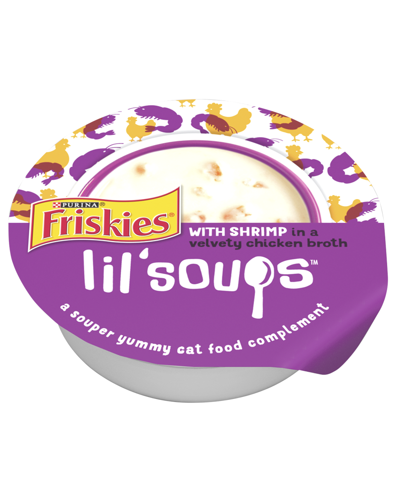 Lil Soups Shrimp Wet Cat Treat/Topper, Friskies