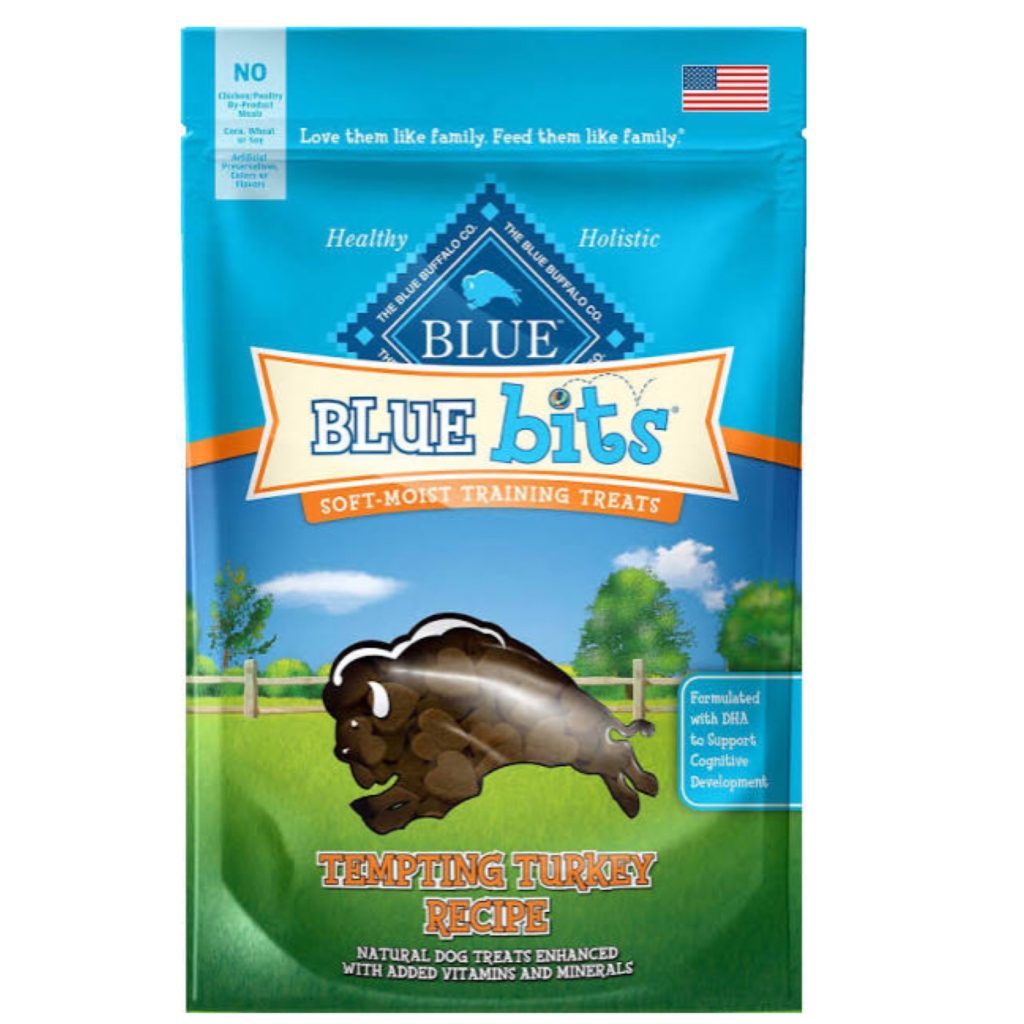 Blue Buffalo Turkey Bits Dog Treats, 2 Packages