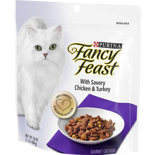 Fancy Feast Gourmet - Savory Chicken and Turkey Formula - 1 Lb