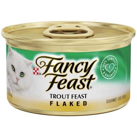 Fancy Feast Flaked Trout Feast Cat Food, 3 oz, 12 Cans