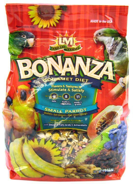 LM Animal Farms Bonanza Small Parrot Gourmet Diet