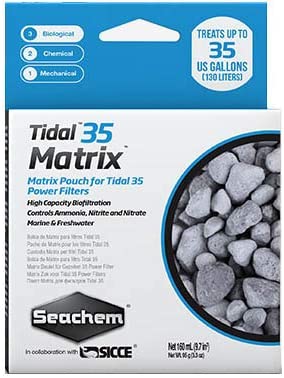 Tidal Seachem 35 Filter Replacement Matrix 160 ml