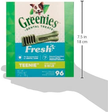 GREENIES Fresh Natural Dental Dog Treats, 27oz Pack