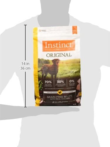 Instinct Grain Free Dry Dog Food, Original Raw Coated Natural High Protein Dog Food