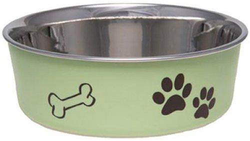 Loving Pets Standard Stainless Dish Dog Bowl, 3-Quart