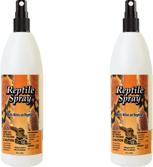 2) Natural Chemistry 11035 Reptile Lizard Spray Mite Parasite Relief - 8 oz Each