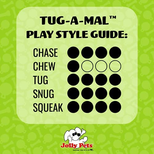 Jolly Pets Tug-a-Mal Tug/Squeak Dog Toy