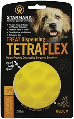 Starmark Treat Dispensing Tetraflex Dog Toy