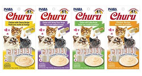 INABA Churu Lickable Purée Natural Cat Treats
