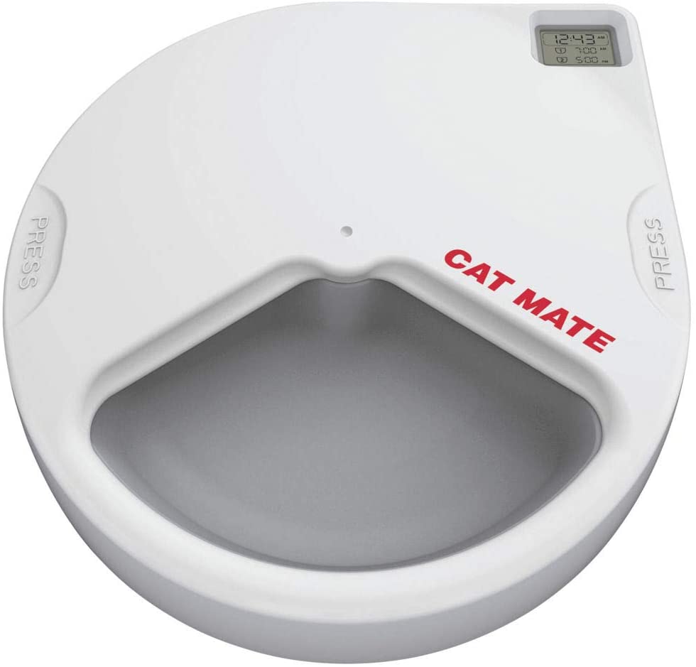 Cat Mate C300 Automatic Digital Pet Feeder for Dogs and Cats BPA and BHT Free with Ice Pack