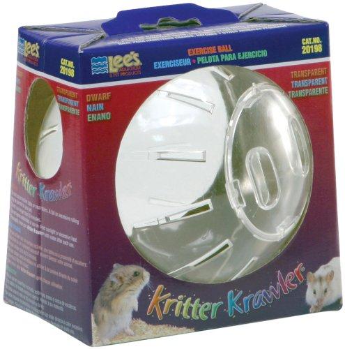 Lee\'s Kritter Krawler Mini Exercise Ball, 5-Inch, Clear