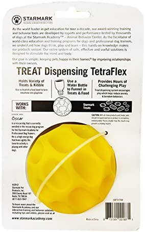 Starmark Treat Dispensing Tetraflex Dog Toy