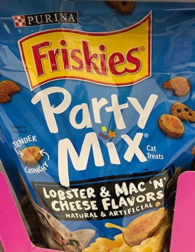 Friskies Purina Party Mix Lobster & Mac N Cheese Flavors (1-6 OZ Bag)