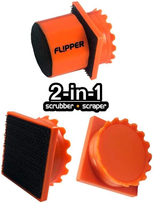 FL!PPER Flipper Pico 2 in 1 Magnetic Scrubber Scraper Aquarium Fish Tank Cleaner