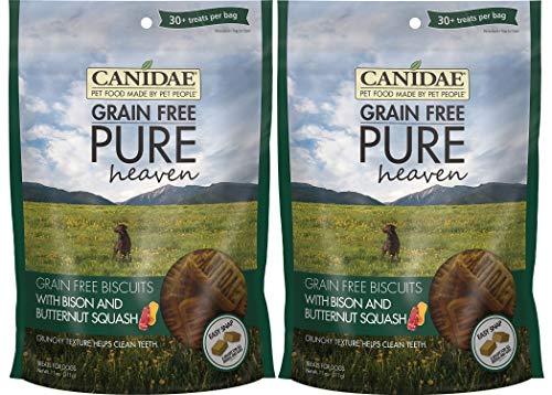 CANIDAE Grain Free Pure Heaven Biscuits Bison and Butternut Squash (2 Pack)