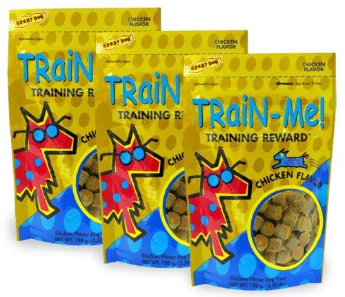 3 PACK Crazy Dog Train-Me! Treats Chicken Flavor (10.56 oz)