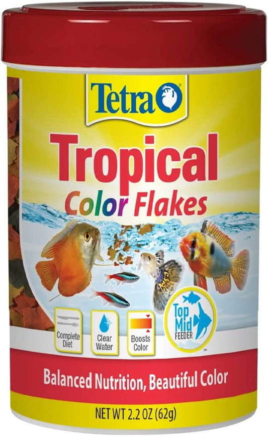 TetraColor Tropical Flakes with Natural Color Enhancer