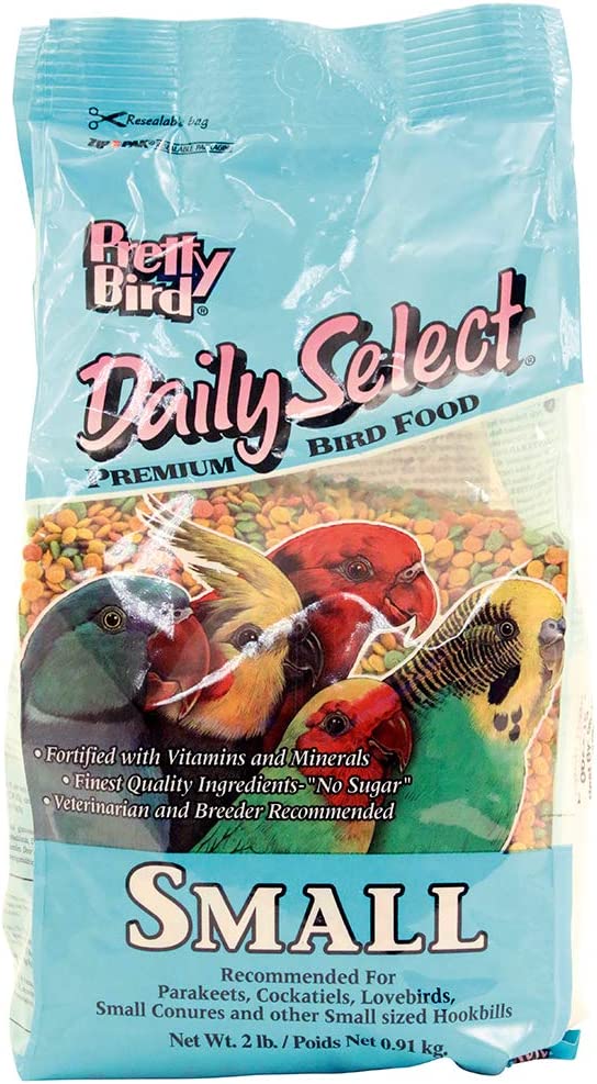 Pretty Bird Daily Select Premium Food for Small Birds (2 lbs.)