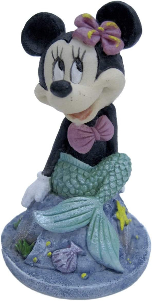 Penn-Plax Officially Licensed Classic Disney Aquarium Ornament – Mermaid Minnie (Mini/Small Size) – Perfect for Freshwater and Saltwater Tanks