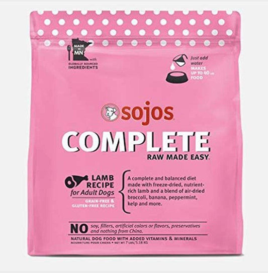 Sojos Complete Natural Freeze-Dried Natural Raw & Dehydrated Grain-Free Dog Food