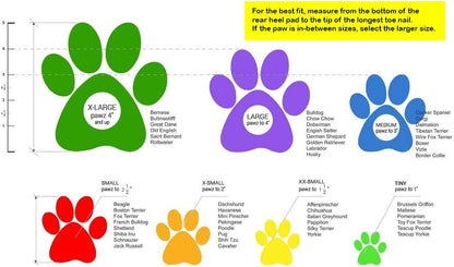PawZ Dog Boots | Rubber Dog Booties | Waterproof Snow Boots for Dogs | Paw Protection for Dogs | 12 Dog Shoes per Pack (Colored)