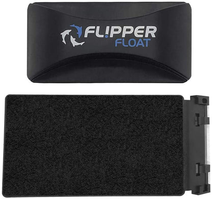 FL!PPER Flipper Cleaner Float - 2-in-1 Floating Magnetic Aquarium Glass Cleaner - Fish Tank Cleaner - Scrubber & Scraper Aquarium Cleaning Tools – Floating Fish Tank Cleaner, Standard
