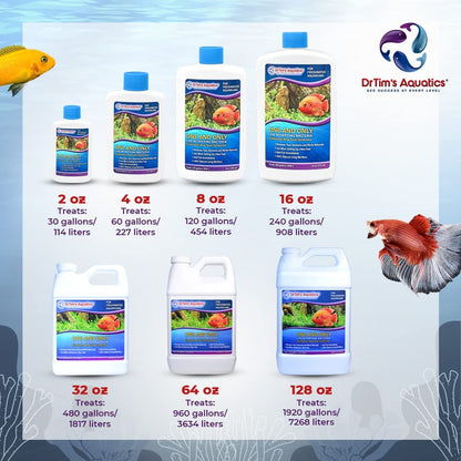DrTim’s Aquatics Freshwater One & Only Live Nitrifying Bacteria  – Eliminate New Tank Syndrome for New Fish Tanks, Aquariums, & Water Filtering & Treatment