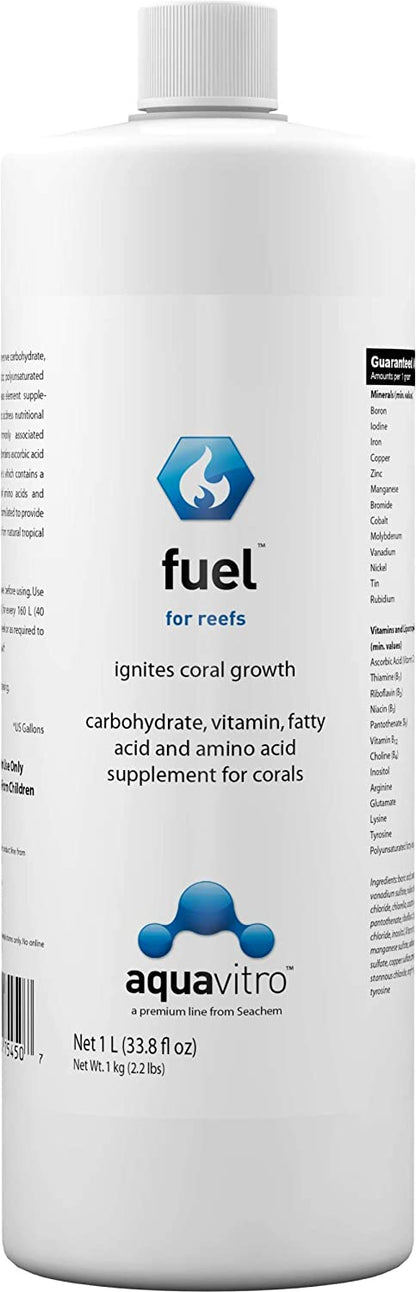 Seachem Aqua Vitro Reef Fuel - 1 Liter/ 34 Fl Oz