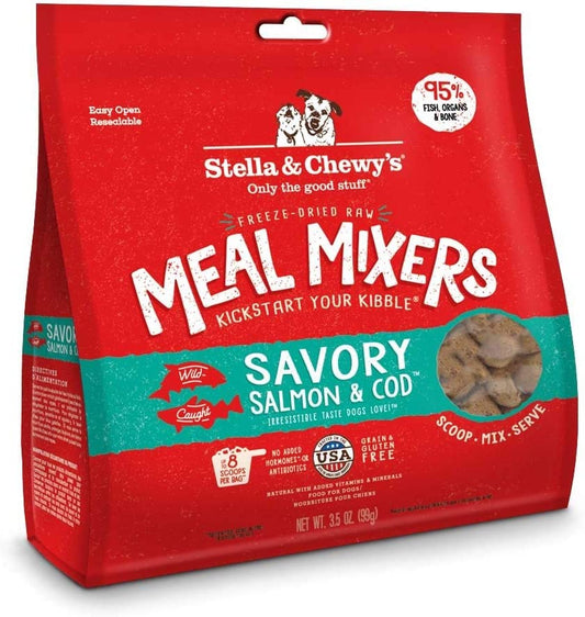 Stella & Chewys Freeze-Dried Savory Salmon & Cod (Pack of 3)