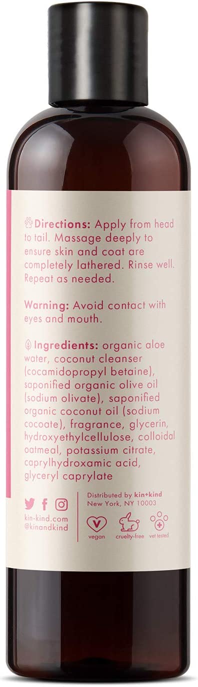 kin organics Rose+Clove Organic Dog Shampoo, 12oz