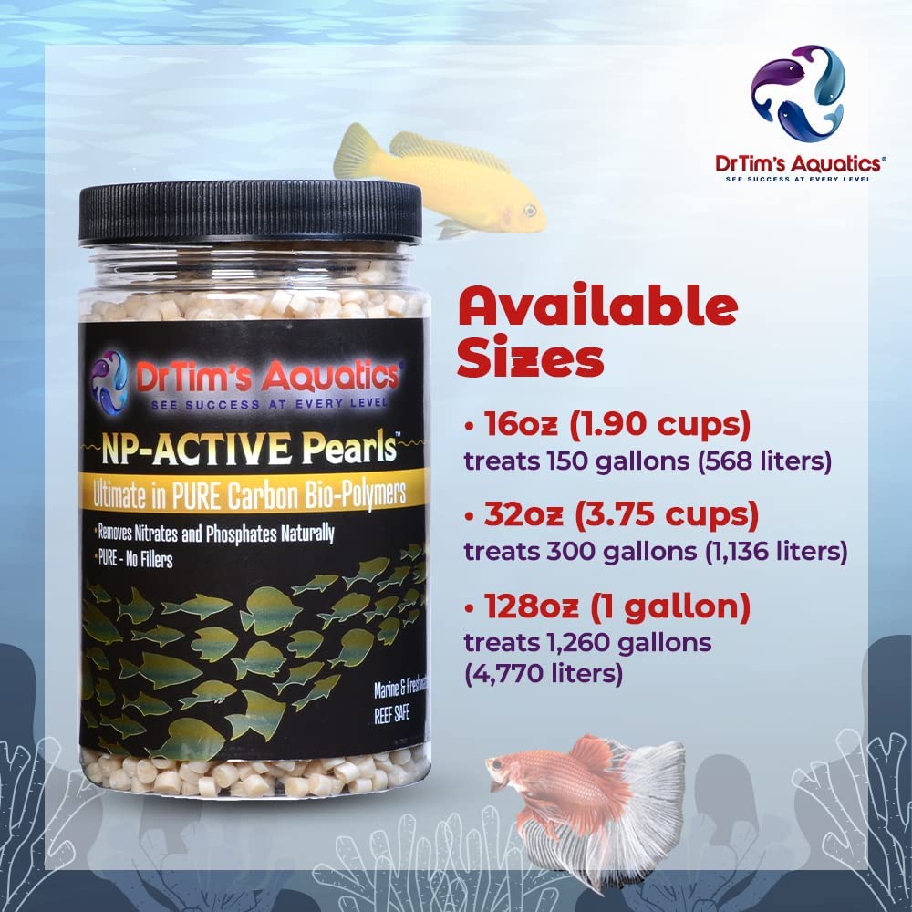 DrTim's Aquatics NP-Active Pearls (150 gal) 450 ml