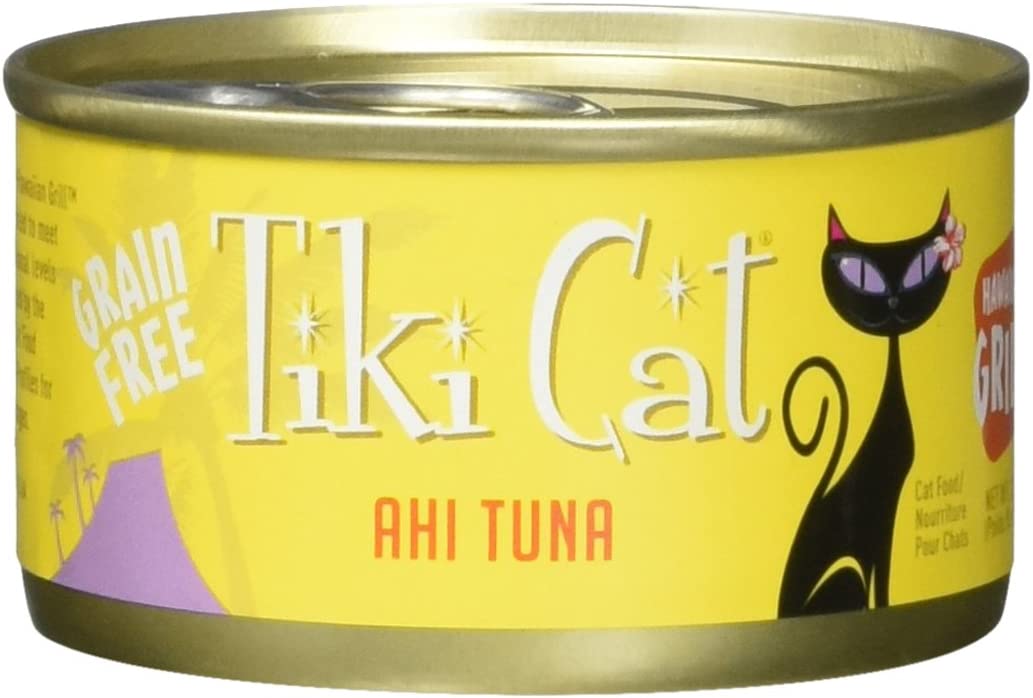 Tiki Cat & Tiki Dog 12/2.8 Oz Grill Ahi Tuna-Hawaiian Cat Food, One Size