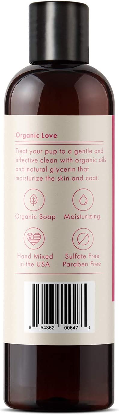 kin organics Rose+Clove Organic Dog Shampoo, 12oz