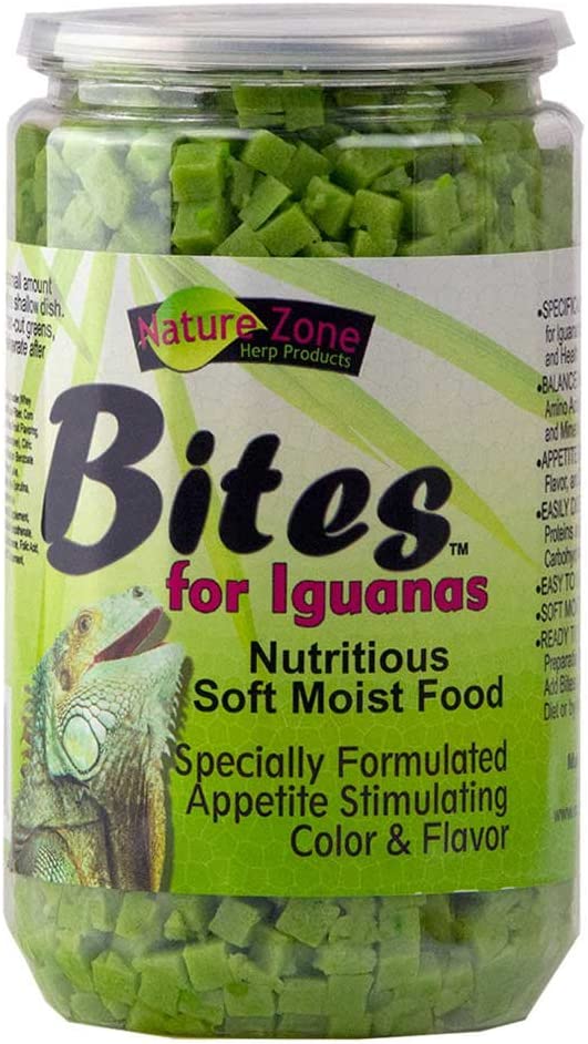 Nature Zone Bites For Iguanas, Soft Moist Food, 24-Ounce