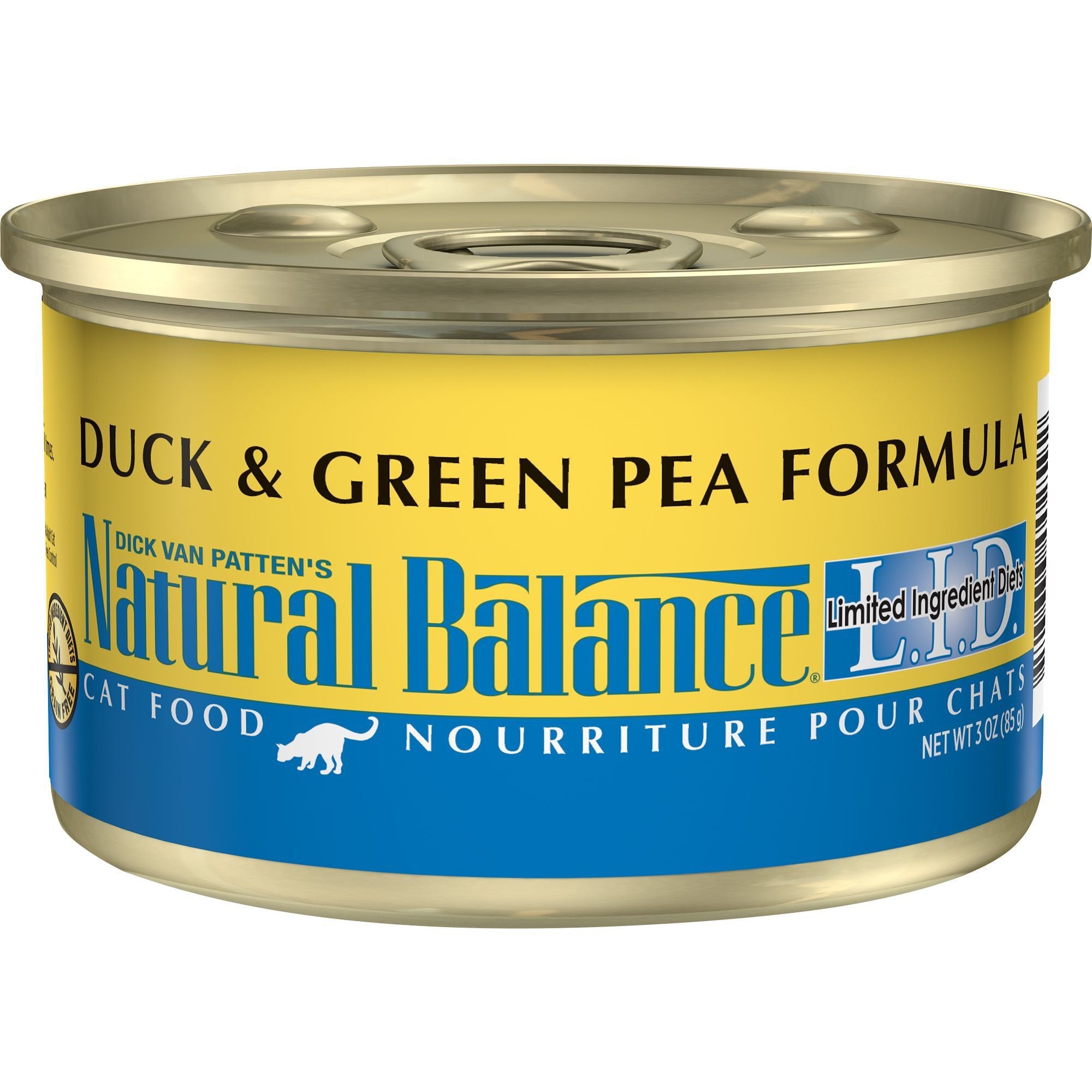 Dick Van Patten\'S Natural Balance Limited Ingredients Duck And Green Pea Canned Cat Food (Case Of 24), 5.5 Oz.