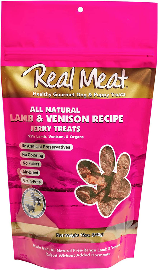 Real Meat Lamb Venison Dog Treats 12oz