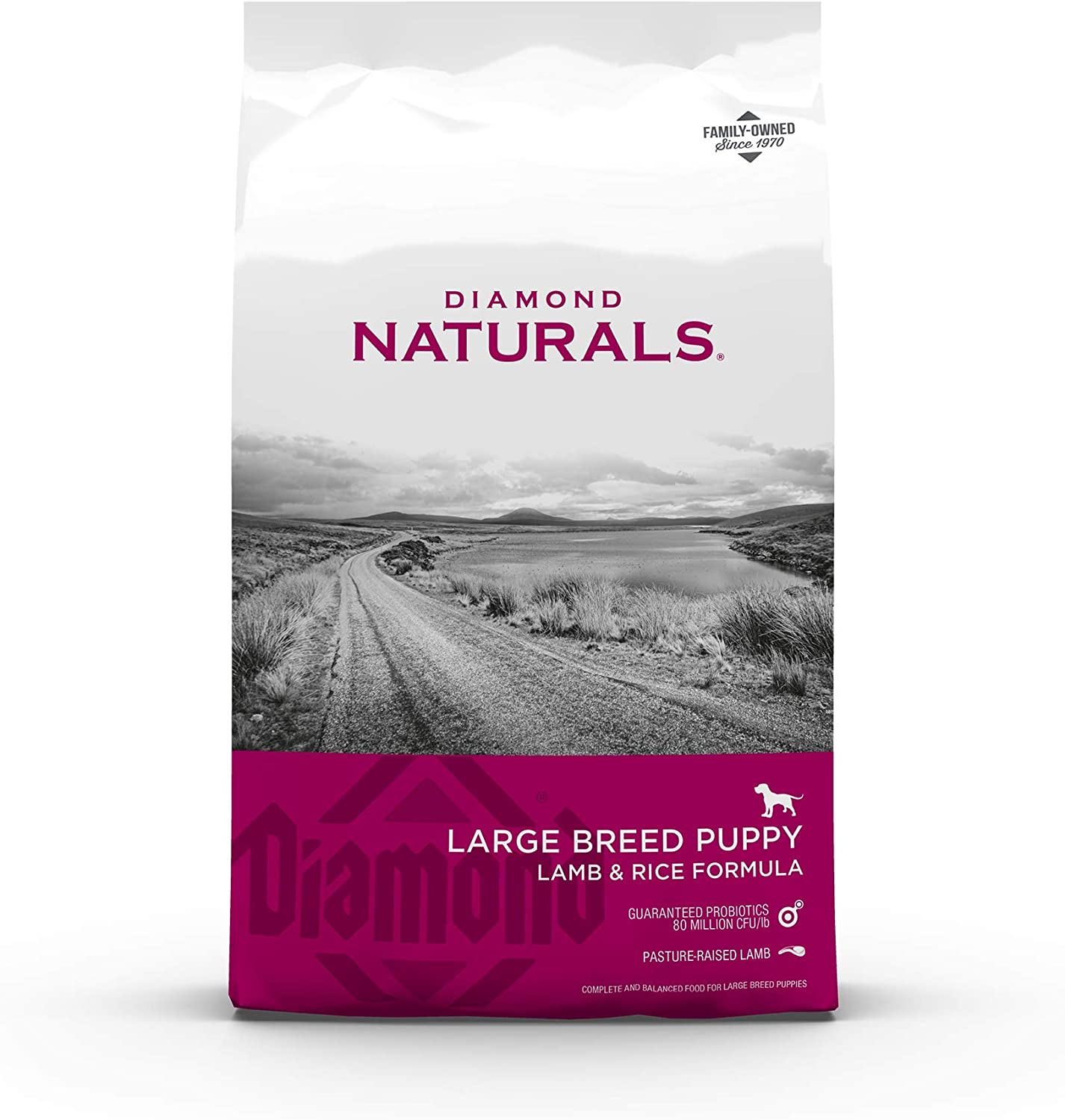 Diamond Naturals Premium Large Breed Formulas Dry Dog Food with Real Meat Protein, Superfoods, Probiotics and Antioxidants