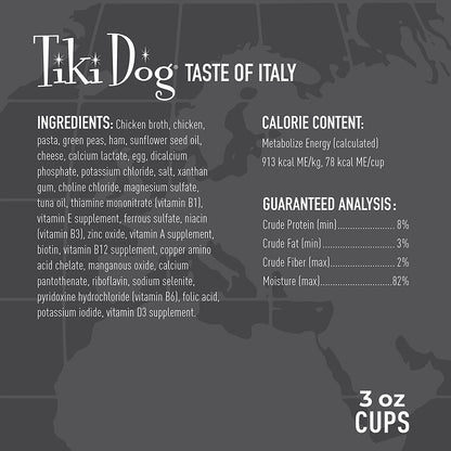Tiki Dog Taste of The World – Meaty Wet Food, Restaurant-Inspired Meals in Broth, Ready to Serve