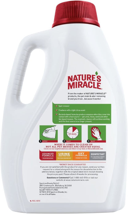 Nature's Miracle Dog Stain and Odor Remover, Safe for Your Pets & Home