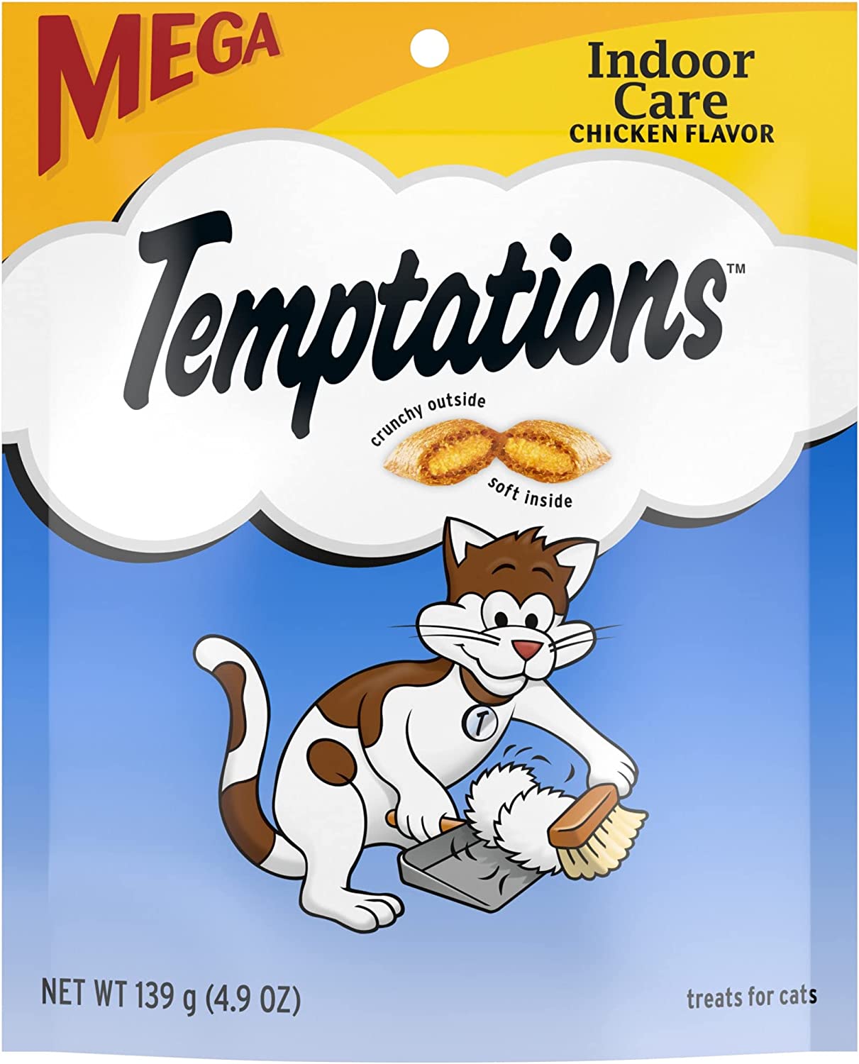 Temptations Hairball Control Chicken Flavor Cat Treats, 4.9 oz.