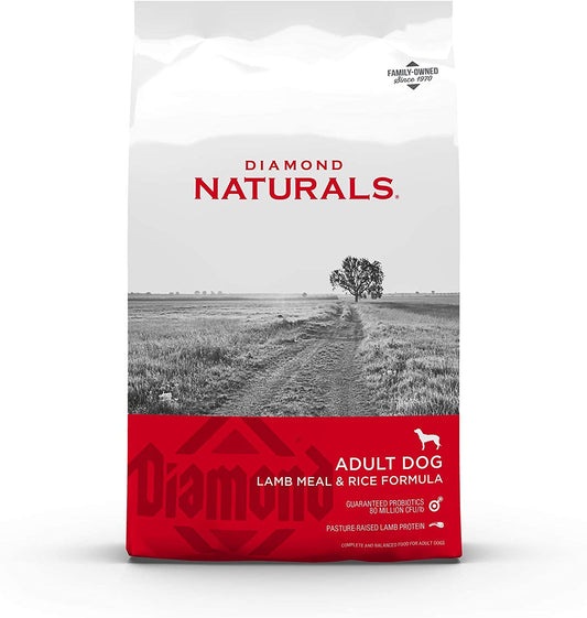 DIAMOND NATURALS Premium Formulas Dry Dog Food for Adult Dogs Made with Real Meat Protein, Superfoods, Probiotics and Antioxidants for Supporting Overall Health in Dogs