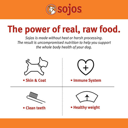 SOJOS Complete Turkey & Salmon Recipe Senior Grain-Free Freeze-Dried Raw Dog Food