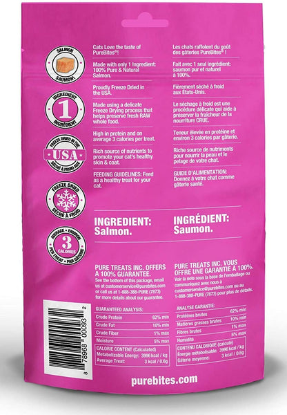 PureBites Salmon Freeze-Dried Treats for Cats
