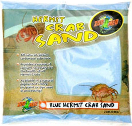 Zoo Med Laboratories SZMHC2B Hermit Crab, 2-Pound, Sand Blue