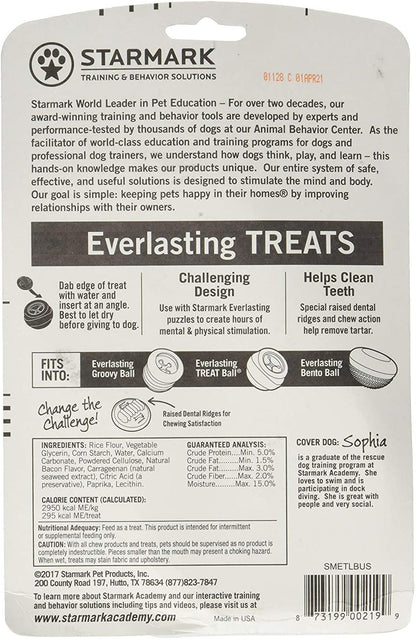 (3 Pack) Star Mark Everlasting Bacon Dog Dental Chews, Large