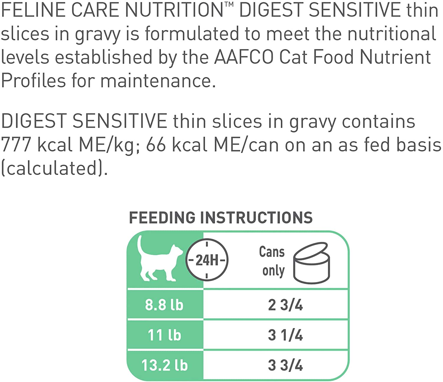 Royal Canin Digest Sensitive Thin Slices in Gravy Wet Cat Food, 3 oz cans 12-count