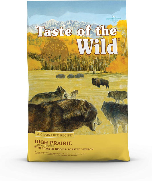 Taste of the Wild High Prairie Grain-Free Roasted Bison & Venison Dry Dog Food, 5 lbs.