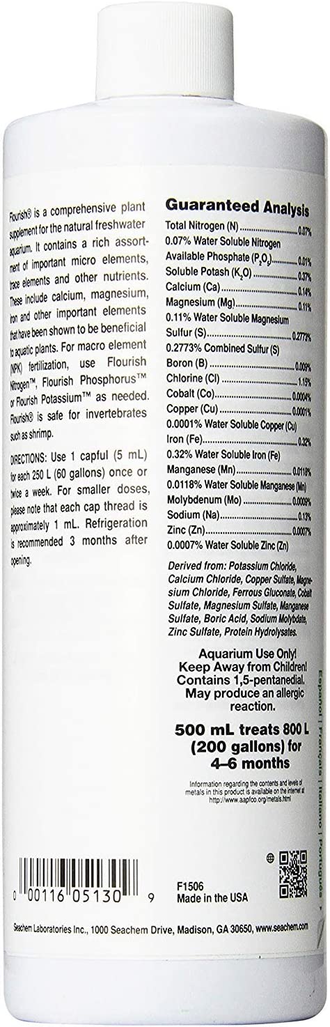 Seachem Flourish Freshwater Plant Supplement