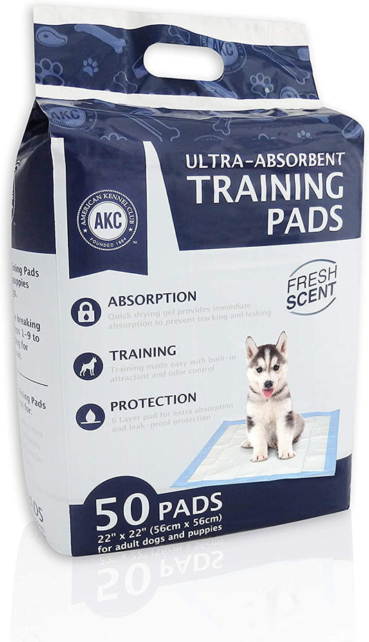 American Kennel Club Pet Training and Puppy Pads, Regular and Extra Large