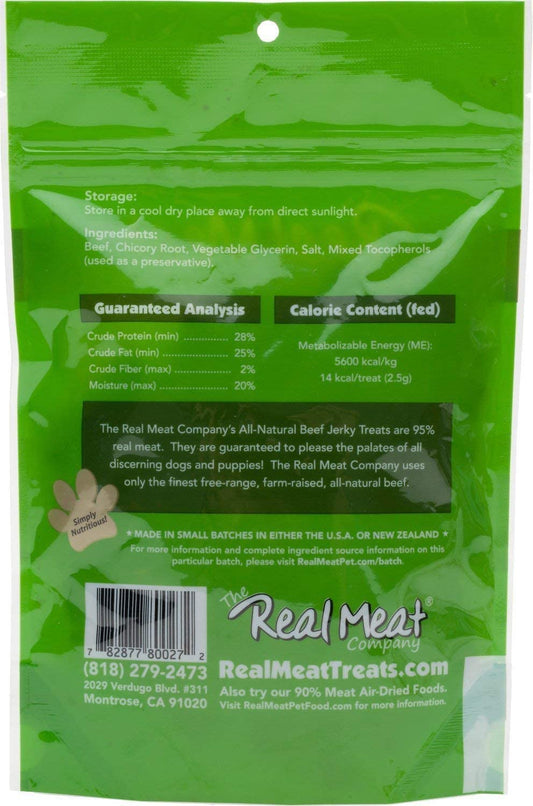 The Real Meat Company Large Bits Beef Jerky Dog Treats (2 Pack)